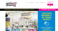 Desktop Screenshot of centrograficoypapelero.com